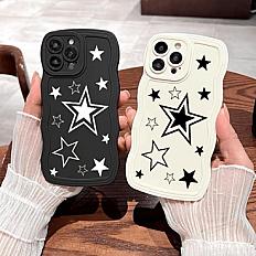 2pcs Tiny Spot Graphic Luxury Phone Case For Iphone 11 14 Pro Max Xr Xs 7 8 Plus Shockproof Cases Fall Bumper Back Soft Matte Lens Protection Cover Pattern Cases