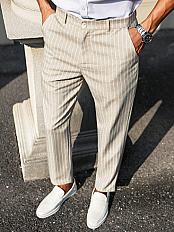 Manfinity Bizformal Pantaloni de costum casual largi pentru bărbați