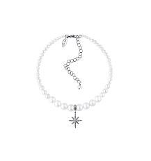 PEARLS CHOKER WITH «MORNING STAR» SILVER – Grains De Verre