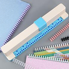 Punching Machine 30 Hole Document Collar Punching Machine Manual DIY A4 Punching Machine Letong Office Supplies - AliExpress 21
