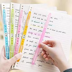 5/10pcs Binding Clips Strip Kawaii 2 Hole Loose Leaf Clips A4 Paper Fasteners DIY Scrapbook File Folder Notebook Accessories - AliExpress 21