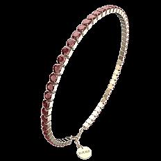 Ava Gold Burgundy