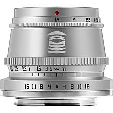 Обʼєктив TTArtisan 35mm f/1.4 X для Fujifilm (Сріблястий)
