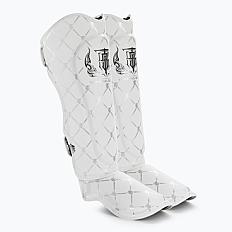 Apărători de tibie Top King Chain Semi Leather white/silver (TKSGCH-SL-WH-SV) - Sportano.ro