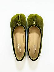 Velvet Tabi Ballet Flats