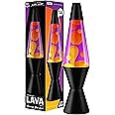 LAVA® - Lava Lamp 2323, Yellow Wax, Purple Liquid, Black Base and Cap, Original Lava Brand Motion Lamp 14.5 Inches : Amazon.it: Lighting