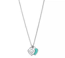 Pendentif double Plaque Cœur mini Tiffany & co.