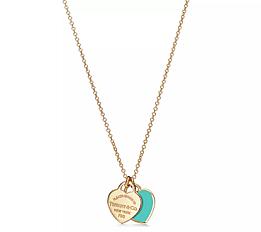 Pendentif double Plaque Cœur Mini TIFFANY&CO.
