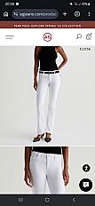Angel Low-Rise White Bootcut from Adriano Goldschmied