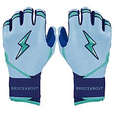 Woman’s Large***Bear Series Long Cuff Batting Gloves - Tidal Blue