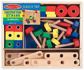 Melissa & Doug - ăървен конструктор с гайки и болтове