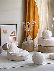 Wigiwama Bear Beanbag Teddy (Cream White) - 1259 kr | Boozt.com